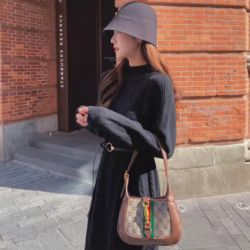 裾ティアードケーブルニットワンピース(3colors)