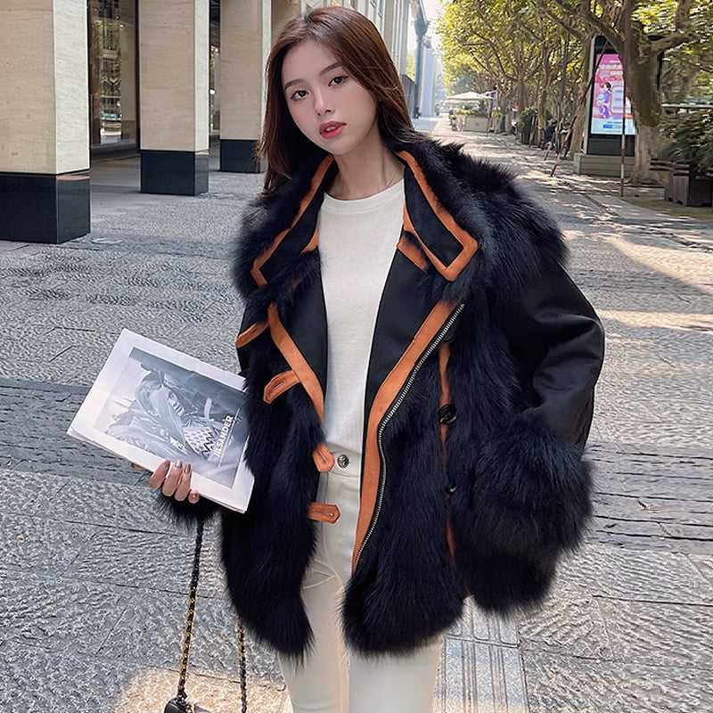 リバーシブルムートンコート(2colors)