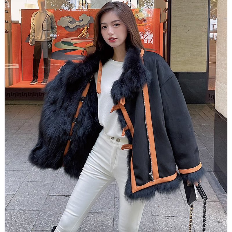 リバーシブルムートンコート(2colors)