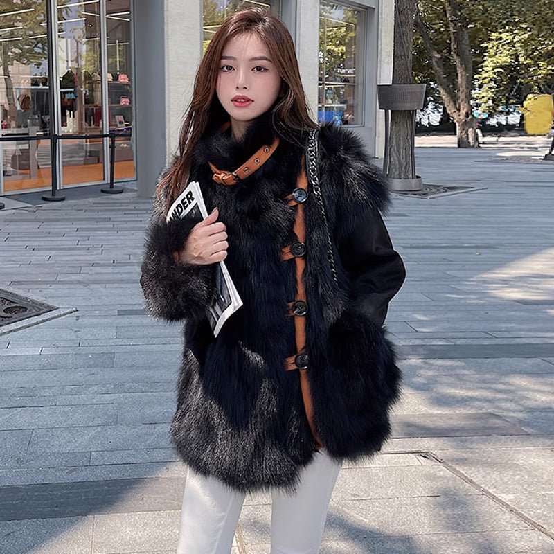 リバーシブルムートンコート(2colors)