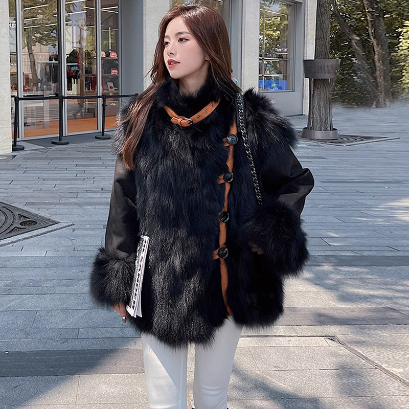 リバーシブルムートンコート(2colors)