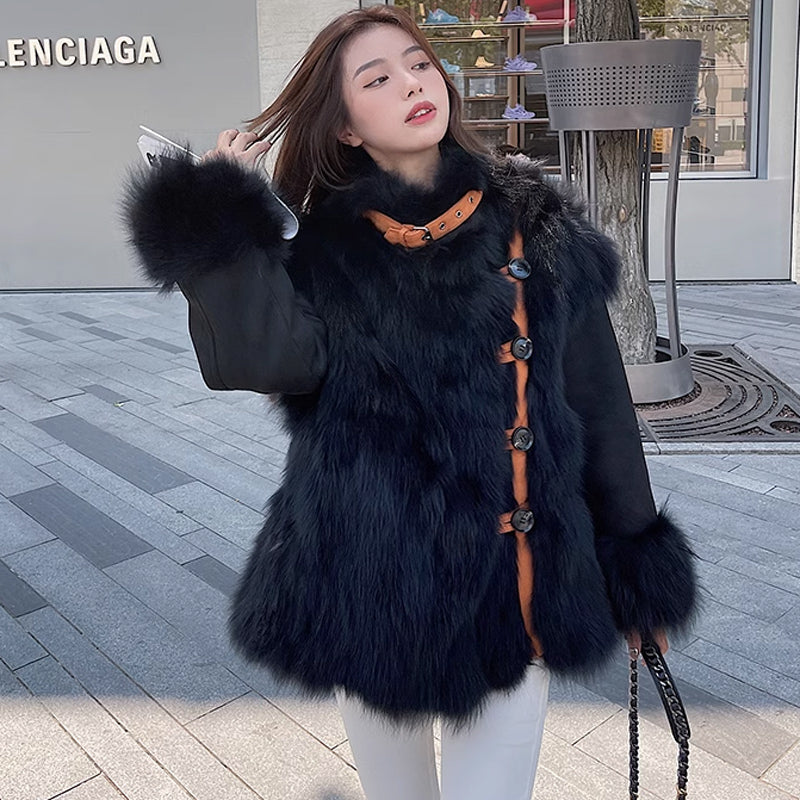 リバーシブルムートンコート(2colors)