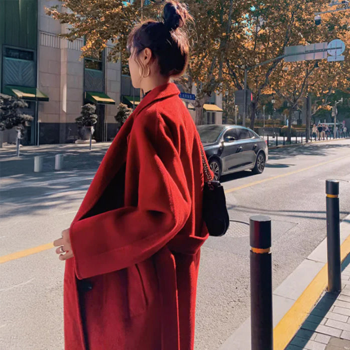 ベーシックテーラードメルトンコート(2colors)