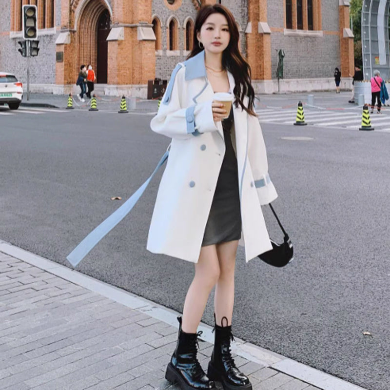 フレッシュツートントレンチコート