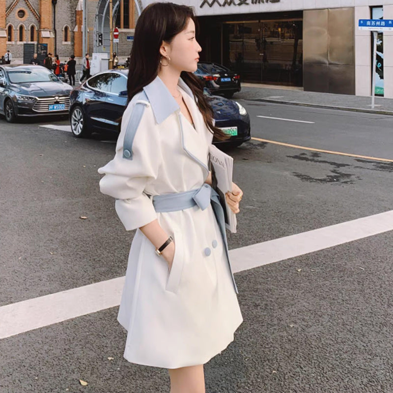 フレッシュツートントレンチコート