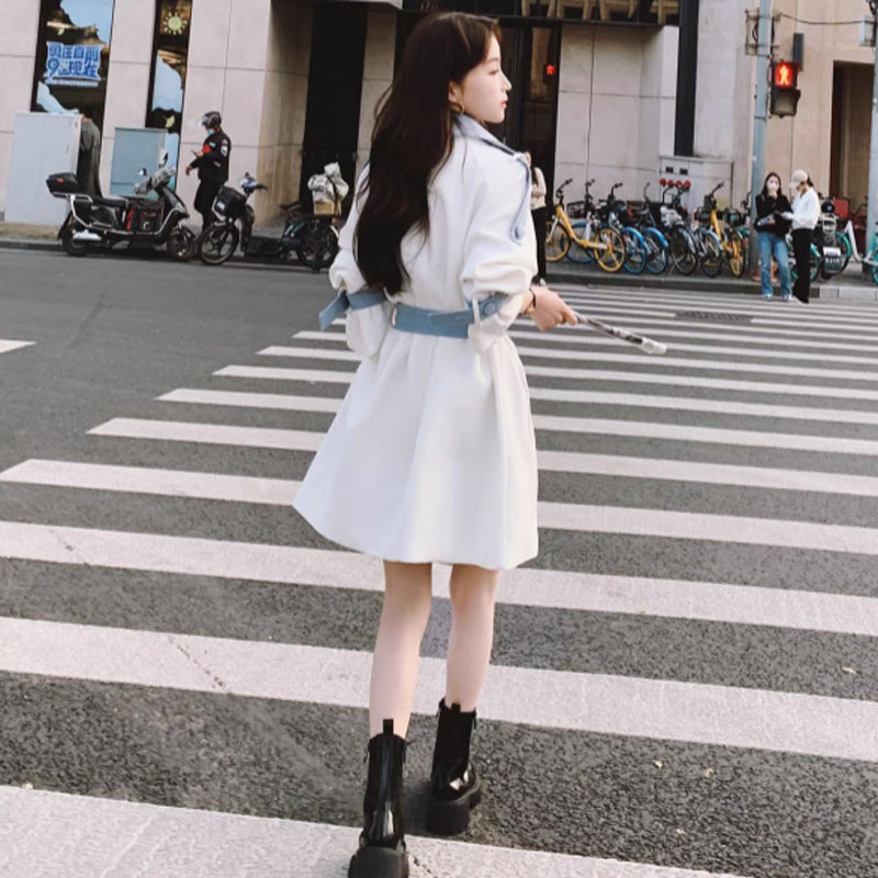 フレッシュツートントレンチコート