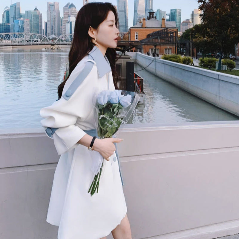 フレッシュツートントレンチコート