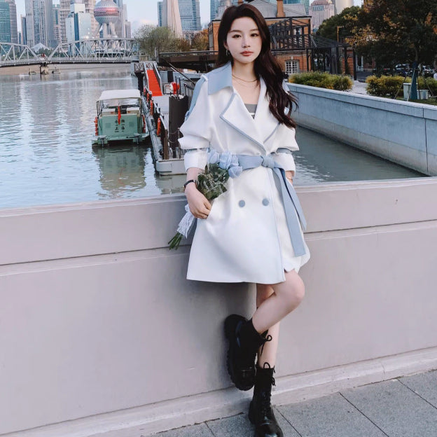 フレッシュツートントレンチコート