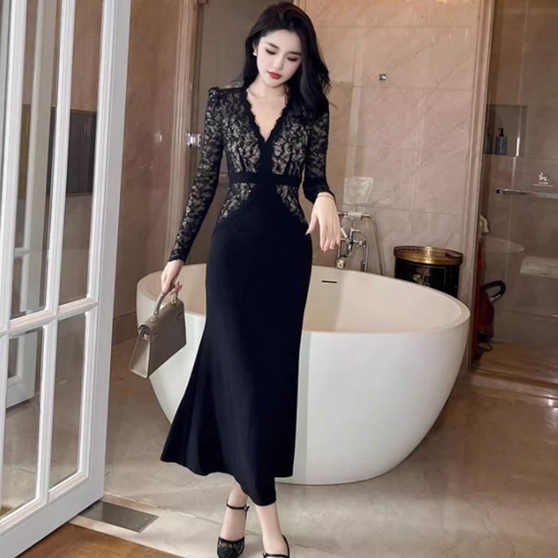 レーストップマーメイドワンピース