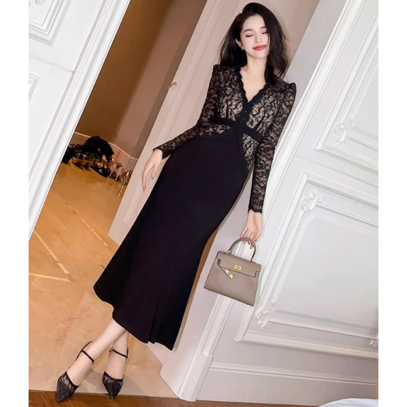 レーストップマーメイドワンピース