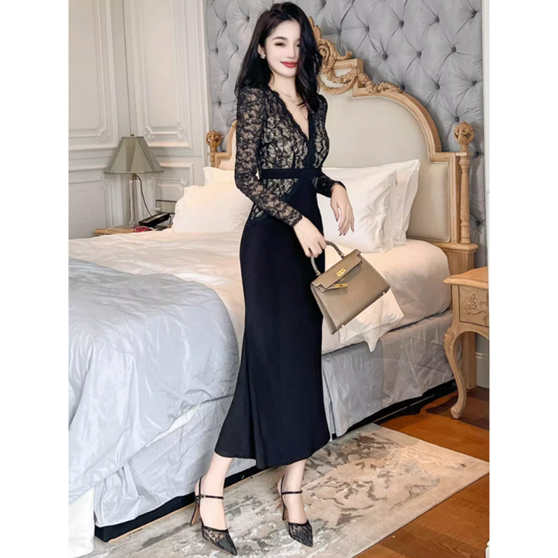 レーストップマーメイドワンピース