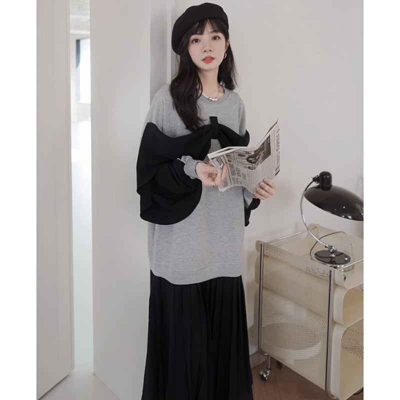 ビックリボンスウェットワンピース