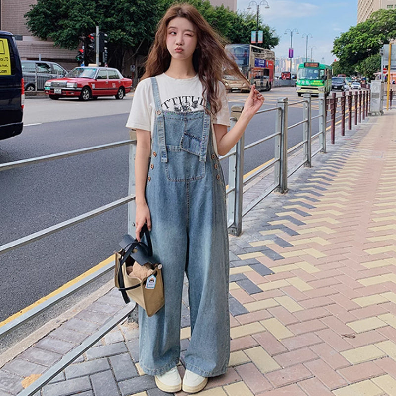 レトロデニムサロペット