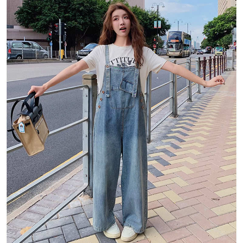 レトロデニムサロペット