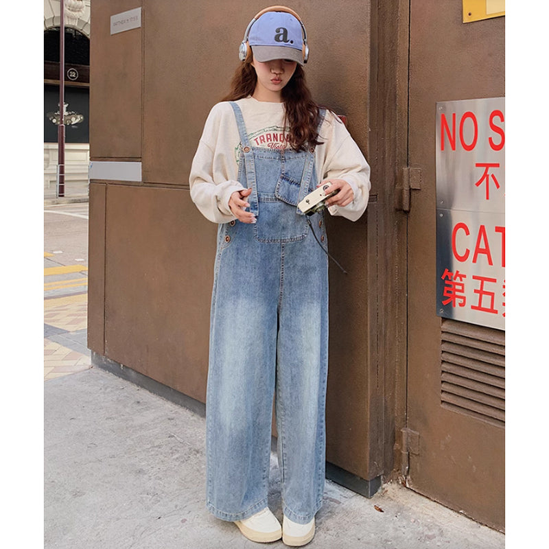 レトロデニムサロペット