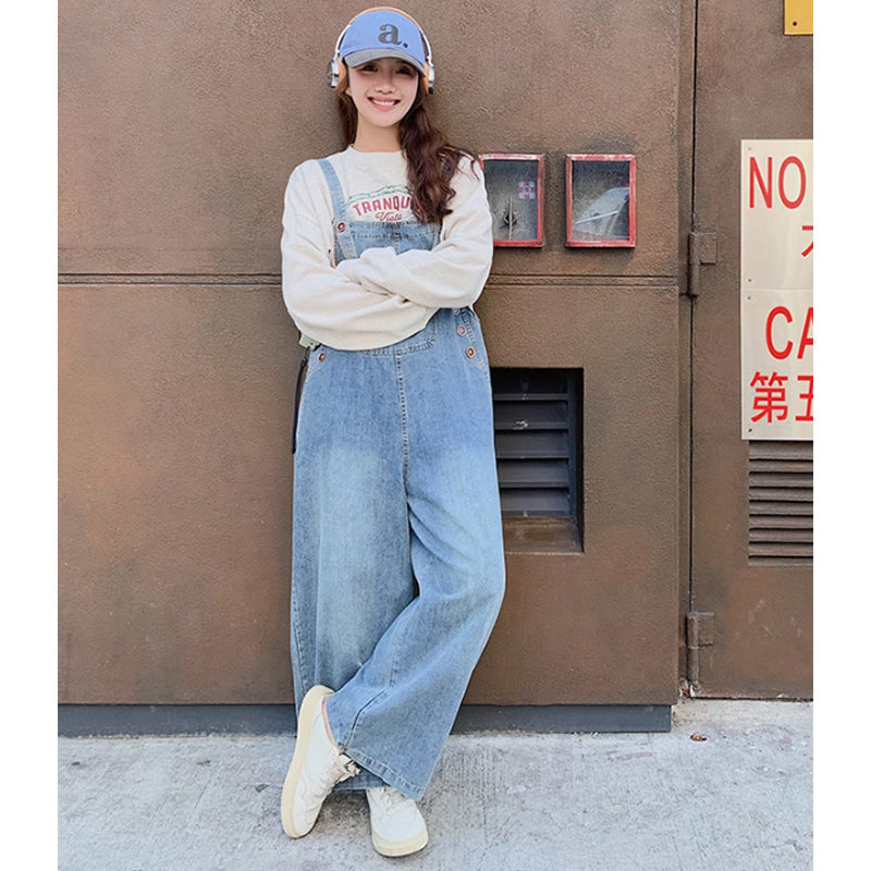 レトロデニムサロペット