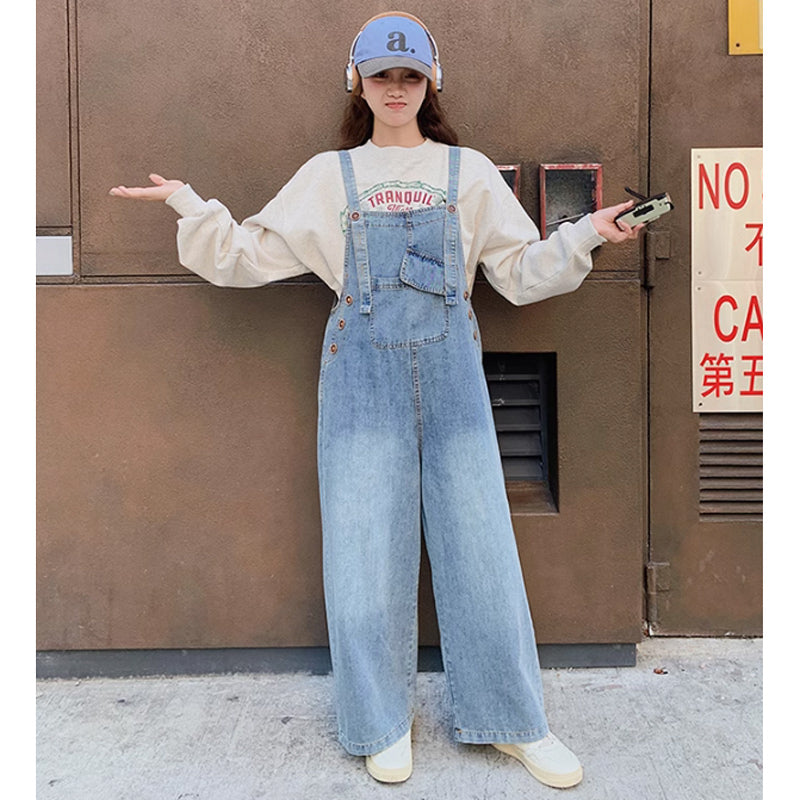 レトロデニムサロペット