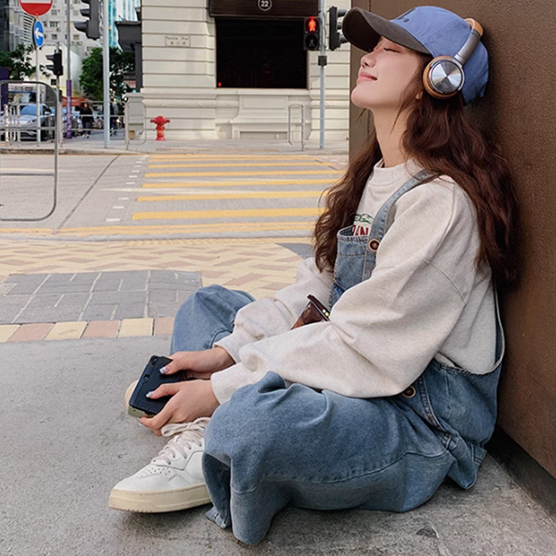 レトロデニムサロペット