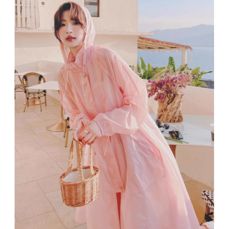 フード付きロングラッシュガード