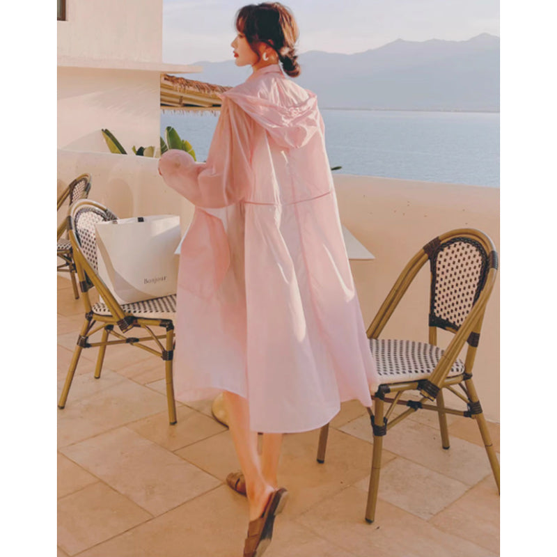 フード付きロングラッシュガード