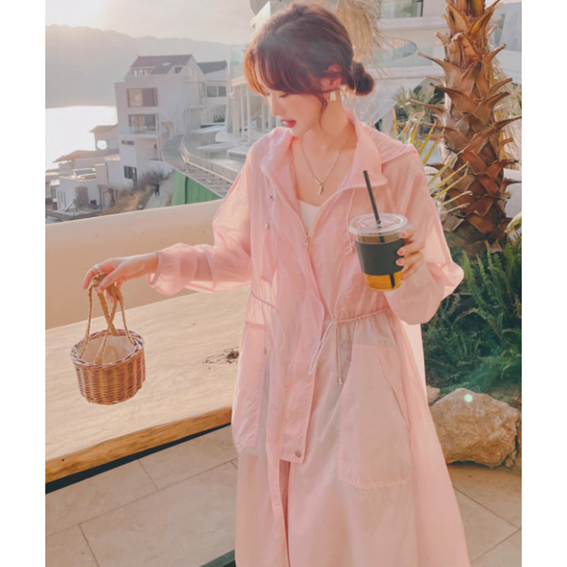 フード付きロングラッシュガード