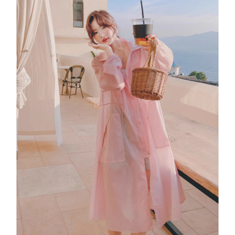 フード付きロングラッシュガード