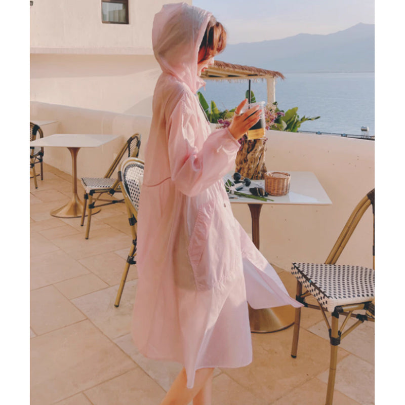 フード付きロングラッシュガード