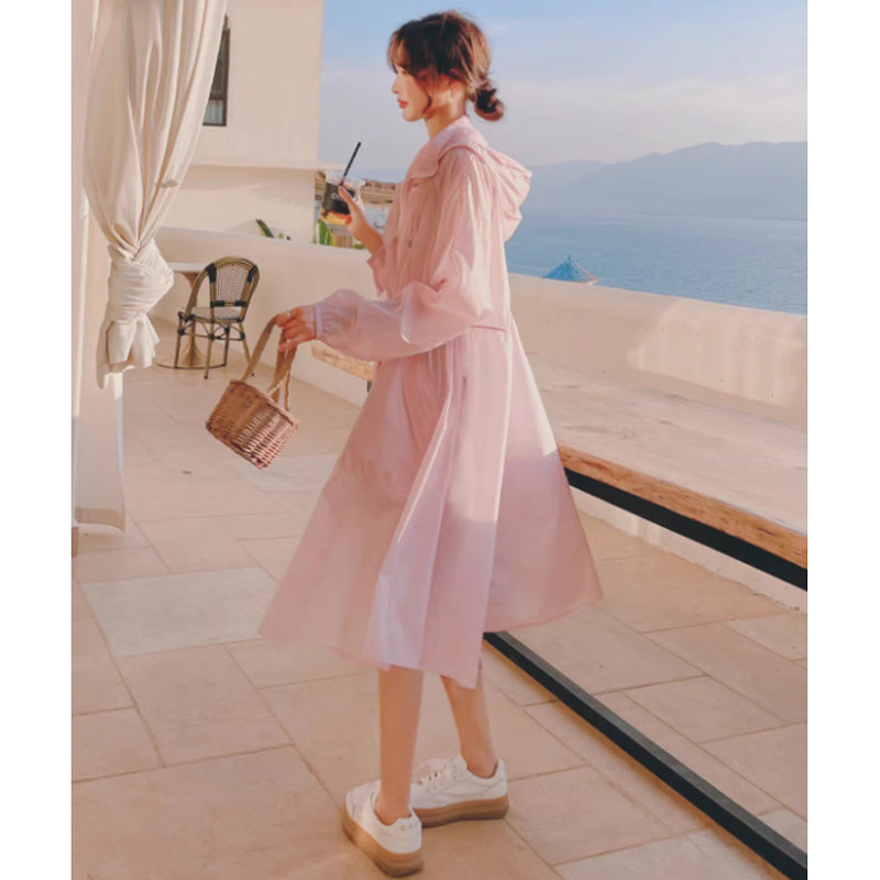 フード付きロングラッシュガード