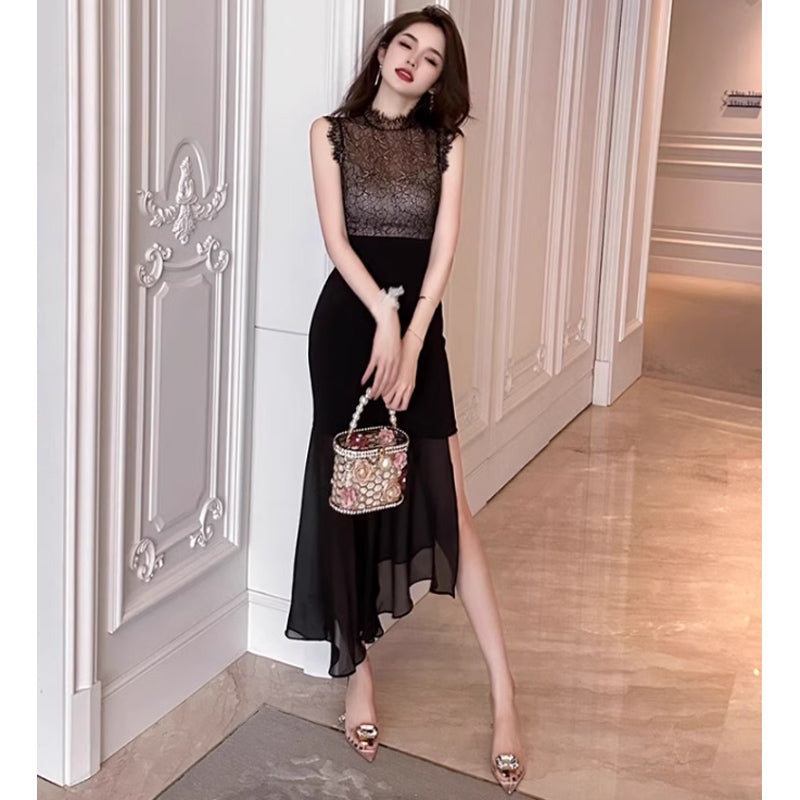 シアーブラックワンピース