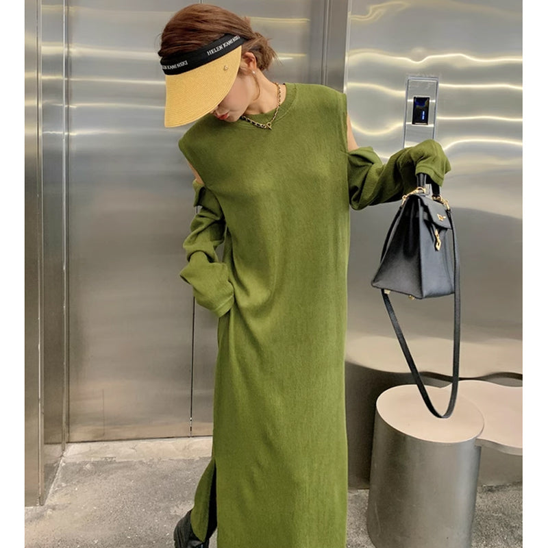 カットスリーブワンピース(2colors)