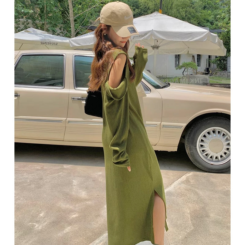 カットスリーブワンピース(2colors)