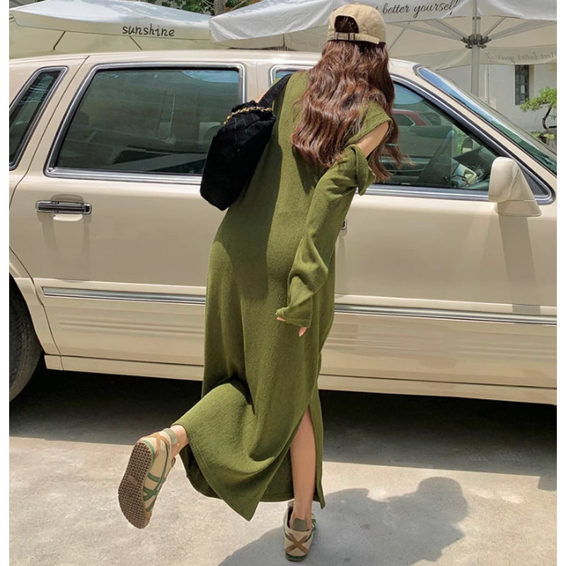 カットスリーブワンピース(2colors)