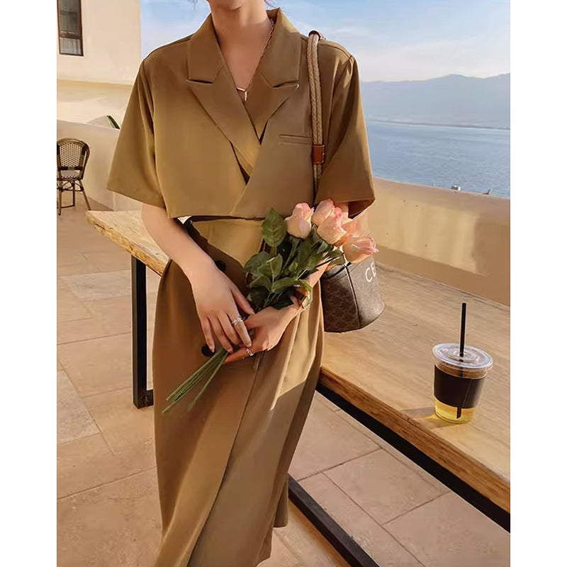 セパレート風テーラードワンピース(2colors)