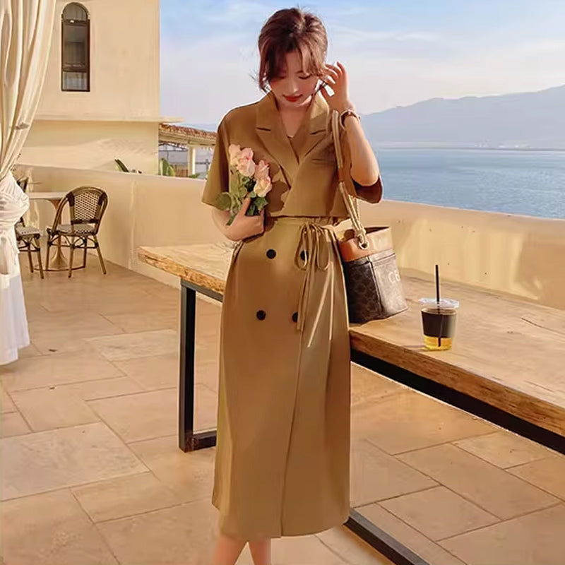 セパレート風テーラードワンピース(2colors)