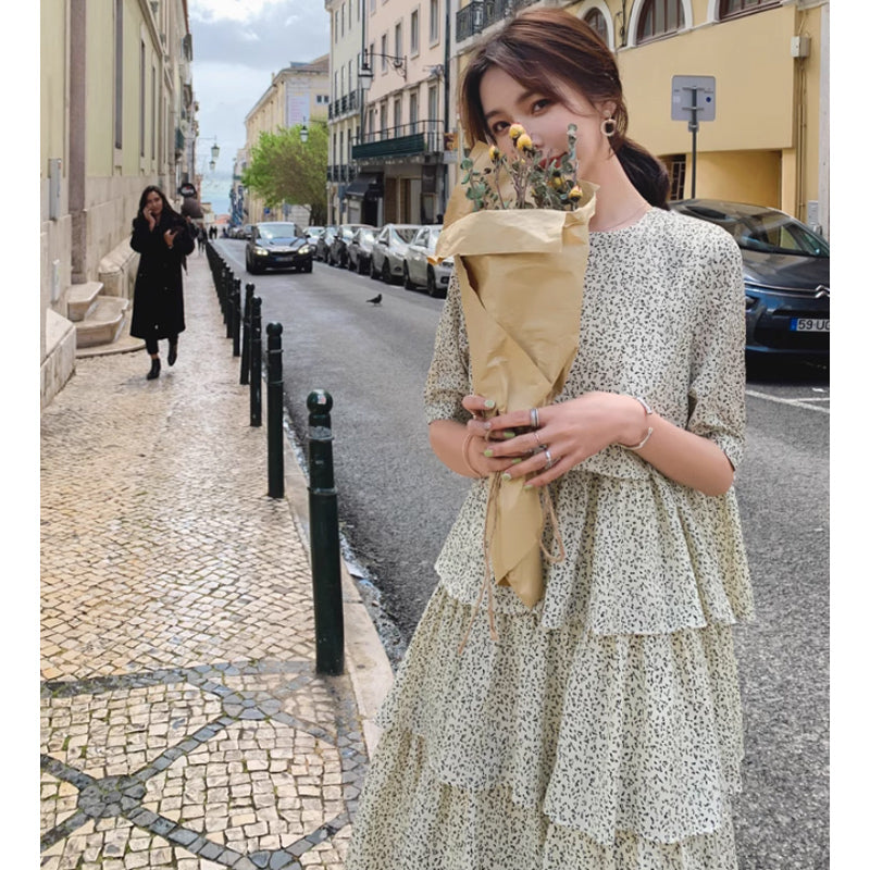 ティアードナチュラルワンピース