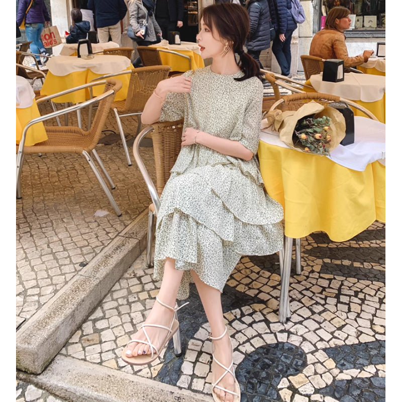 ティアードナチュラルワンピース