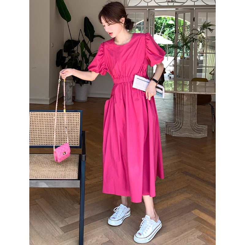 バックウエストカットワンピース