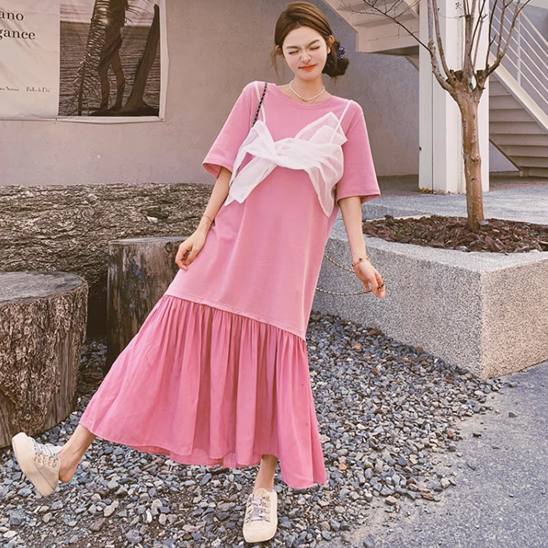 チュールビスチェワンピース