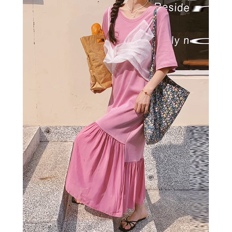 チュールビスチェワンピース