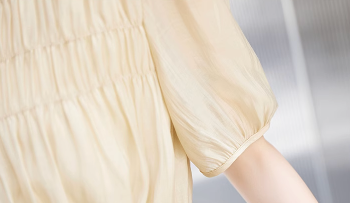 ウエストリボンギャザーワンピース(2colors)