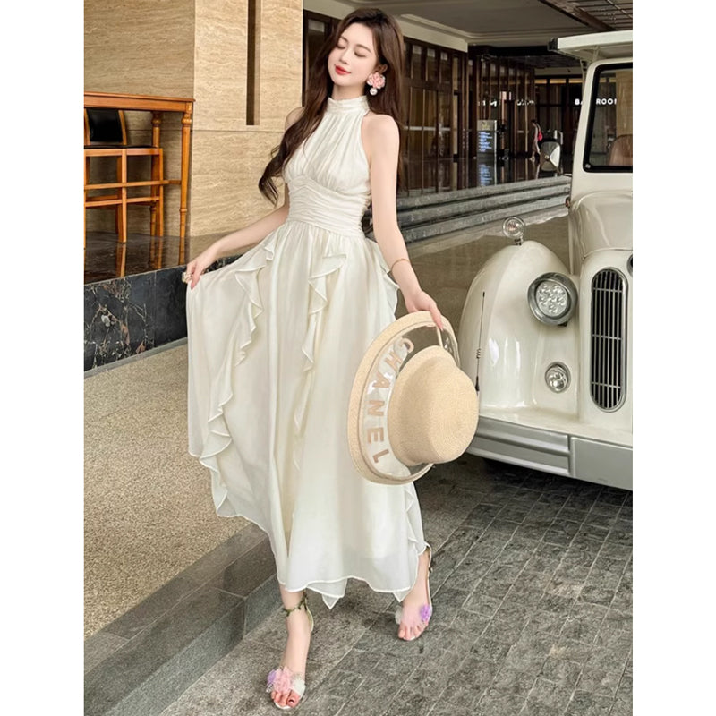 アメリカンスリーブフリルワンピース