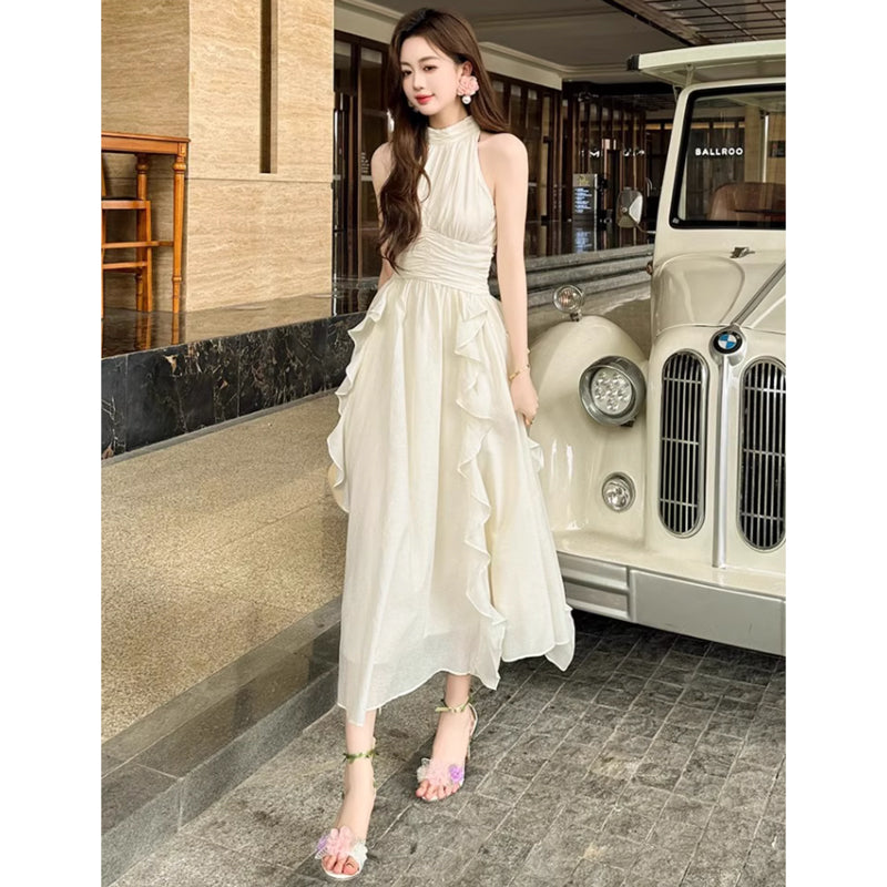 アメリカンスリーブフリルワンピース