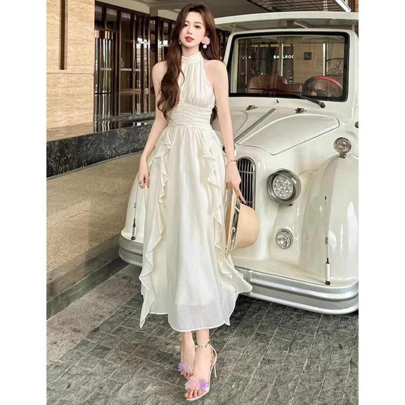 アメリカンスリーブフリルワンピース