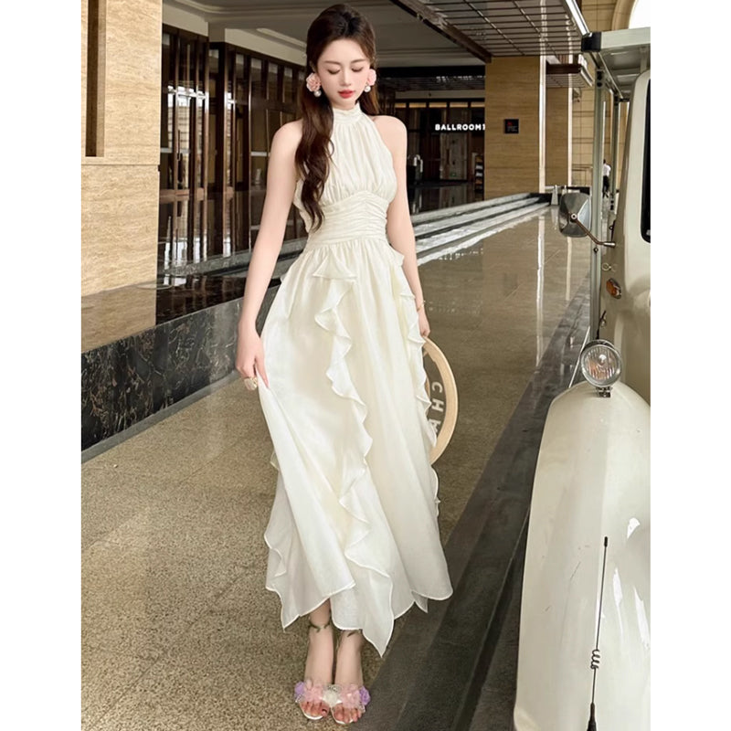 アメリカンスリーブフリルワンピース