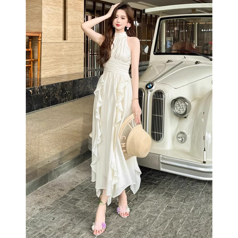 アメリカンスリーブフリルワンピース