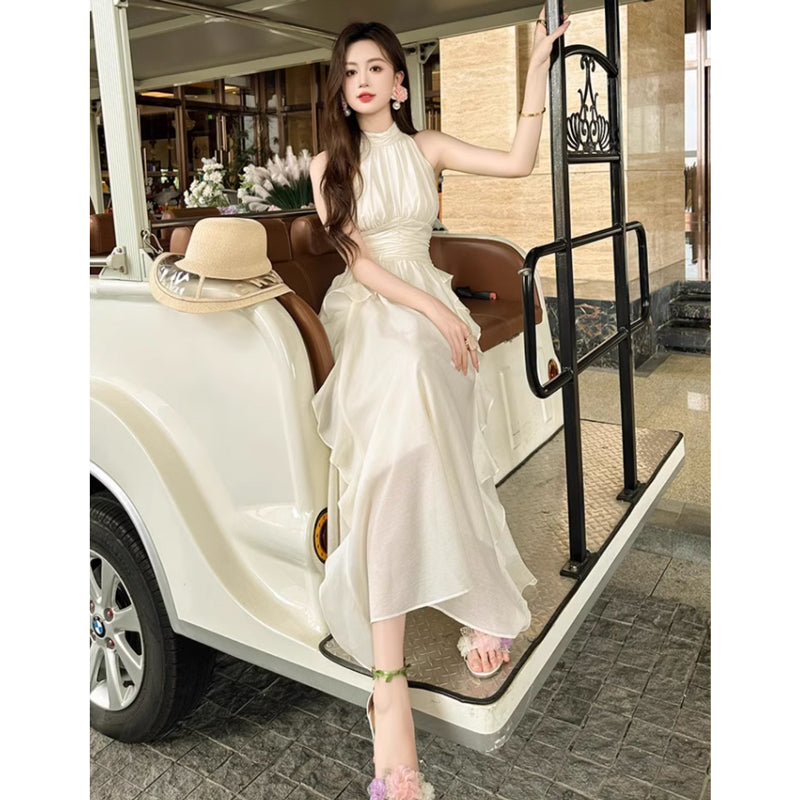 アメリカンスリーブフリルワンピース