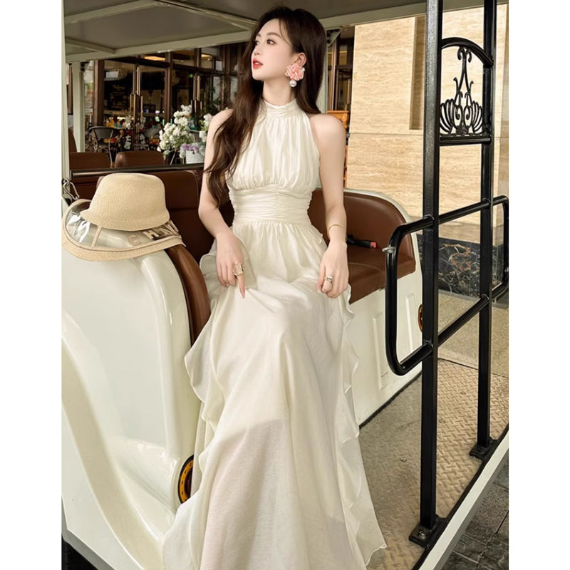 アメリカンスリーブフリルワンピース