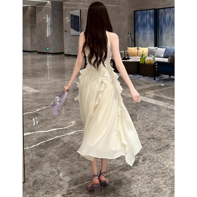 アメリカンスリーブフリルワンピース