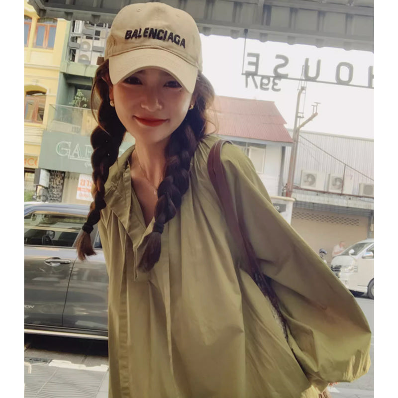 スキッパーボリュームワンピース