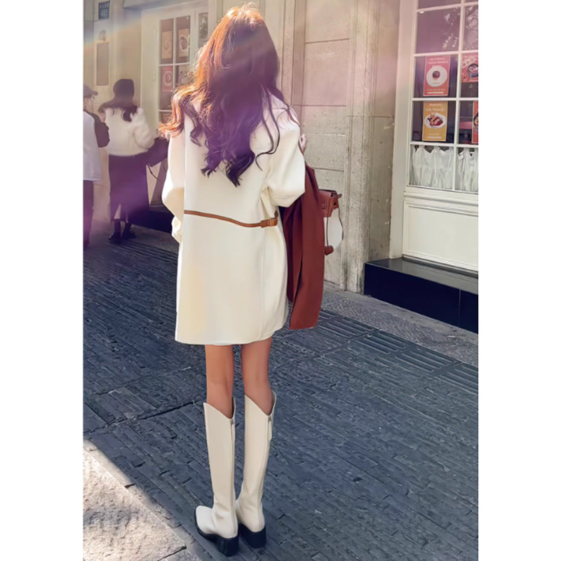 ダブルブレストピーコート